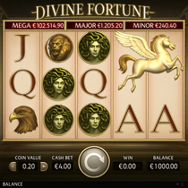 Pino Casino - Divine Fortune Progressive Jackpot Slot