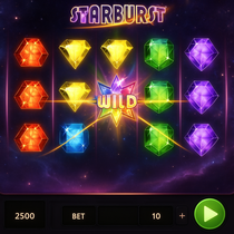 Pino Casino - Starburst Slot Game