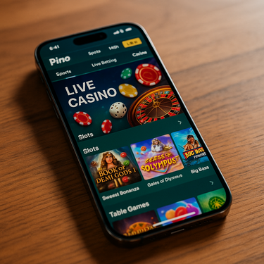 Pino Casino - Mobiel Platform - Responsive Design voor Smartphone en Tablet